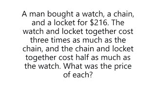 Solve this to get into Harvard An admission question from 1869 [upl. by Brockwell364]