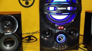 Boytone BT424F 21 Multimedia Speaker System Radio Test Review [upl. by Melborn]