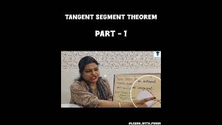 Tangent Segment Theorem  Part 1  Circles  LearnWithFun06 [upl. by Ardella]