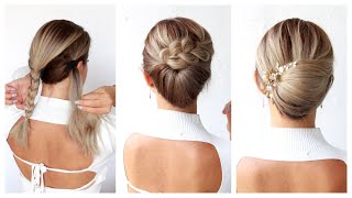 😍 8 EASY DIY Elegant Hairstyles Compilation 😍 Hairstyle Transformations [upl. by Nyret]