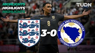 HIGHLIGHTS  Inglaterra 30 Bosnia y Herzegovina  Amistoso Internacional  TUDN [upl. by Walston]