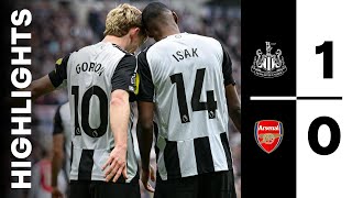 Newcastle United 1 Arsenal 0  Premier League Highlights [upl. by Masao]