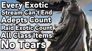 COLLECTING EVERY SINGLE EXOTIC IN DESTINY 1 Only TWO Left [upl. by Ardua]