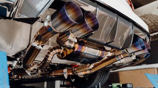 G80 M3 Gets a Titanium Valvetronic Exhaust and Downpipes [upl. by Carla]