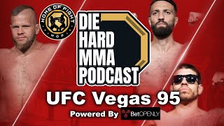 UFC Vegas 95 Marcin Tybura vs Sergey Spivak 2  The Die Hard MMA Podcast UFC Vegas 95 [upl. by Johnson]