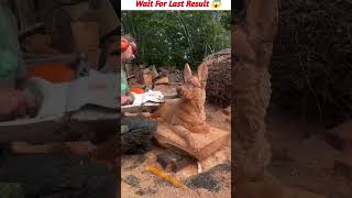 made a dog out of wood 🥶shortvideo [upl. by Goldsworthy]