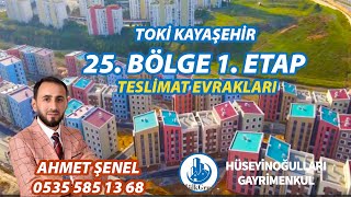 TOKİKAYAŞEHİR 1ETAP TESLİMAT EVRAKLERI NELERDİR [upl. by Hollie]