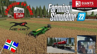 fs22 farming simulator 2022 LIVE nieuwe map 2 NEXAT – The System mais en ander oogsten [upl. by Zippora762]