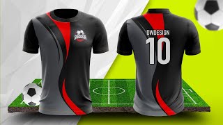 Mockup para camisa de futebol no Photoshop [upl. by Romine]