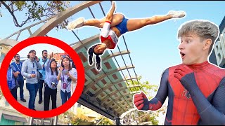 EXTREME DARES In PUBLIC With Famous Youtubers [upl. by Ellary588]