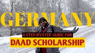 How to Apply for DAAD Scholarship 2025 in Germany  DAAD Scholarship Complete Process Step by Step [upl. by Bazil428]