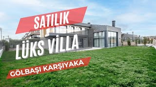 Gölbaşı Karşıyakada Satılık 51 Süper Lüks Villa [upl. by Eellah]