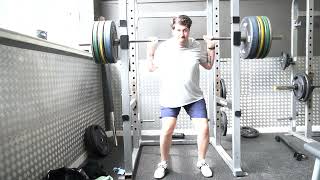 CHUBSTER HITS 120KG SQUAT X 1 [upl. by Roze199]