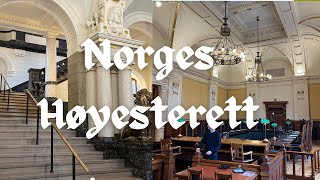 Norway Vlog Norges Høyesterett  Supreme Court of Norway [upl. by Manara706]