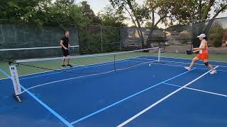 Pickleball practice drills dinking with 2 balls at the same July 20th [upl. by Loni305]