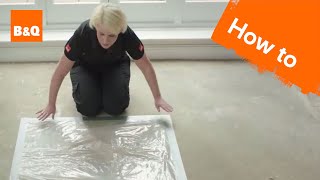 How to lay flooring part 1 preparation [upl. by Ormond]