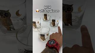 Great estate sale find  MCM whiskey glasses thrifting [upl. by Noyerb]