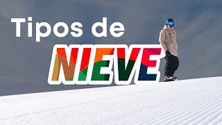 ¿QUÉ TIPOS DE NIEVE PUEDES ENCONTRAR ESQUIANDO  Tipos de nieve  Aprende a esquiar [upl. by Nalor]