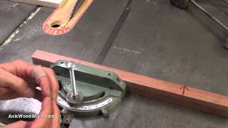 Table Saw Tip 5 How To Adjust Table Saw Miter Gauge To Remove Play [upl. by Berky]