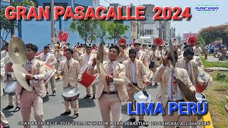 GRAN PASACALLE X LA FEST EN HONOR A SAN SEBASTIAN DE CAMINACA AZÁNGARO EN LIMA PERU 2024 [upl. by Yadnil489]