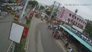 Bike Vs Tractor Accident Caught on CCTV Cam I Live Accidents in India  TIRUPATI TRAFFIC POLICE [upl. by Seko]