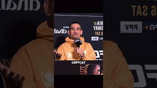 Max Holloway Calls Ilia Topuria a McGregor COPYCAT [upl. by Mark]