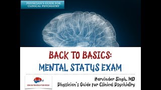 Mental Status Examination Back to Basics [upl. by Wamsley]