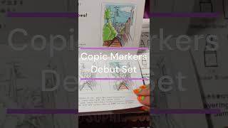 Copic Markers Debut Set Unboxing [upl. by Enwahs]