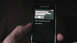 Windows Phone 7 startup and initial setup [upl. by Kirwin]