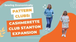 Sewing Economically  Patterns Clubs The Cashmerette Club Stanton Expansion [upl. by Lalage275]