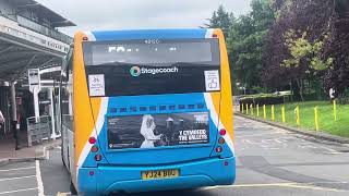 Bus Spotting Stagecoach South Wales Optare Solo SR 48120 YJ24 BBU Route 5C to Fairwater Shops [upl. by Canotas]