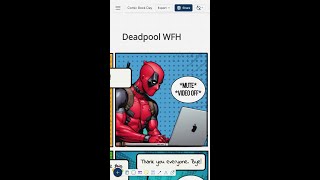 Deadpool WFH [upl. by Avilla7]