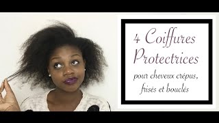 Coiffures protectrices rapides à réaliser sur cheveux crépus frisés et bouclés [upl. by Kameko]