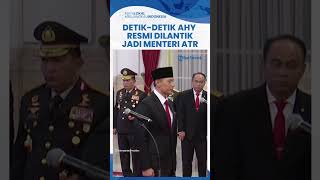 Jokowi Reshuffle Kabinet Hari Ini AHY Dilantik Jadi Menteri ATR amp Hadi Tjahjanto Menko Polhukam [upl. by Yngiram994]