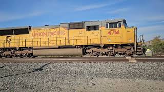 Union Pacific Mira Loma Hauler at Mira Loma in Jurupa Valley CA 10262024 [upl. by Nnylram]