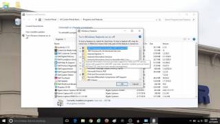 How to Turn Windows Features On or Off in Windows 10 [upl. by Neelyahs290]