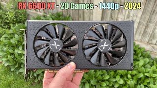 Can The RX 6600 XT Handle 1440p Gaming in 2024  20 Games Tested [upl. by Halden]