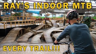 Full Tour of Rays Indoor MTB Park Cleveland Ohio [upl. by Borreri]