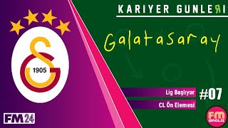 Galatasaray Kariyeri 7 2 Sezona başlıyoruz  Maçlar başlıyor Cl Ön Elemesi [upl. by Jacobs359]