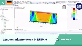 Berechnung von Mauerwerksstrukturen in RFEM 6 mittels FEMAnalyse [upl. by Llehcnom]