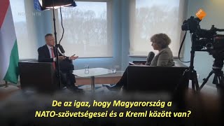 Hungarian FM Péter Szijjártós interview on Dutch public TV NPO – With unaired parts  20230322 [upl. by Osithe]