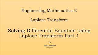 Solving Differential Equation using Laplace Transform 1 SumTamil [upl. by Aleris]