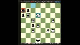 IM Hamad WafaEgypt vs IM Asyibek AbdyzhaparKyrgyzstan at 2024 Chess Olympiad Bd3 chess shorts [upl. by Cordula]