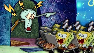 Squidward KICKS OUT 10 million Spongebobs of his house [upl. by Hpsoj]