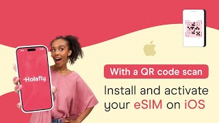 Scan QR Code to Install eSIM on iPhone Full Tutorial [upl. by Etam]