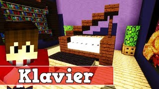 Minecraft Klavier bauen  Minecraft Wie baut man ein Piano deutsch [upl. by Kiehl]