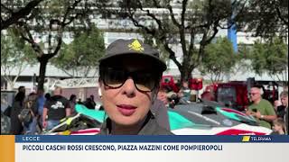 Piccoli caschi rossi crescono piazza Mazzini come Pompieropoli [upl. by Aneek611]