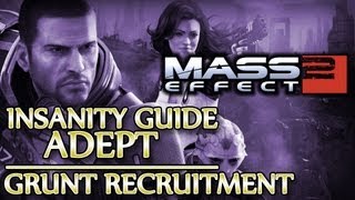 Ⓦ Mass Effect 2 ▪ Insanity Adept Guide  Grunt Recruitment Mission ▪ Korlus [upl. by Tallia]