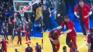 Nikola Jokic POSTER DUNK over STEPH CURRY  Luka Doncic TRICKED him into a TRAP  AllSTAR 2024 [upl. by Negaet632]