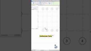 Easy Grids in Revit Tutorial bim revit architecture revittraining revittutorial bimmodeling [upl. by Gunilla]